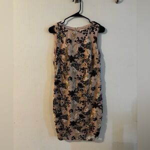 Calvin Klein Lace Appliqué Bodycon Dress